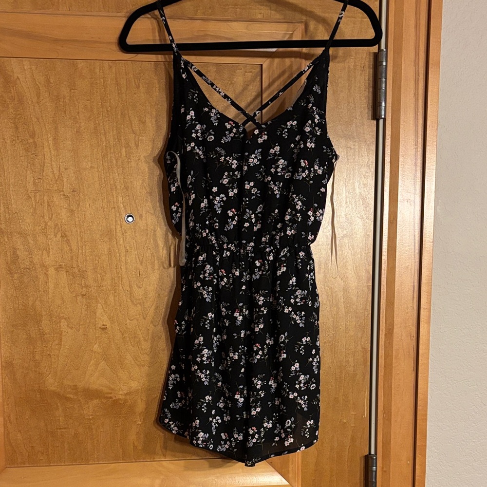Floral Strappy Romper